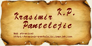 Krasimir Pantelejić vizit kartica